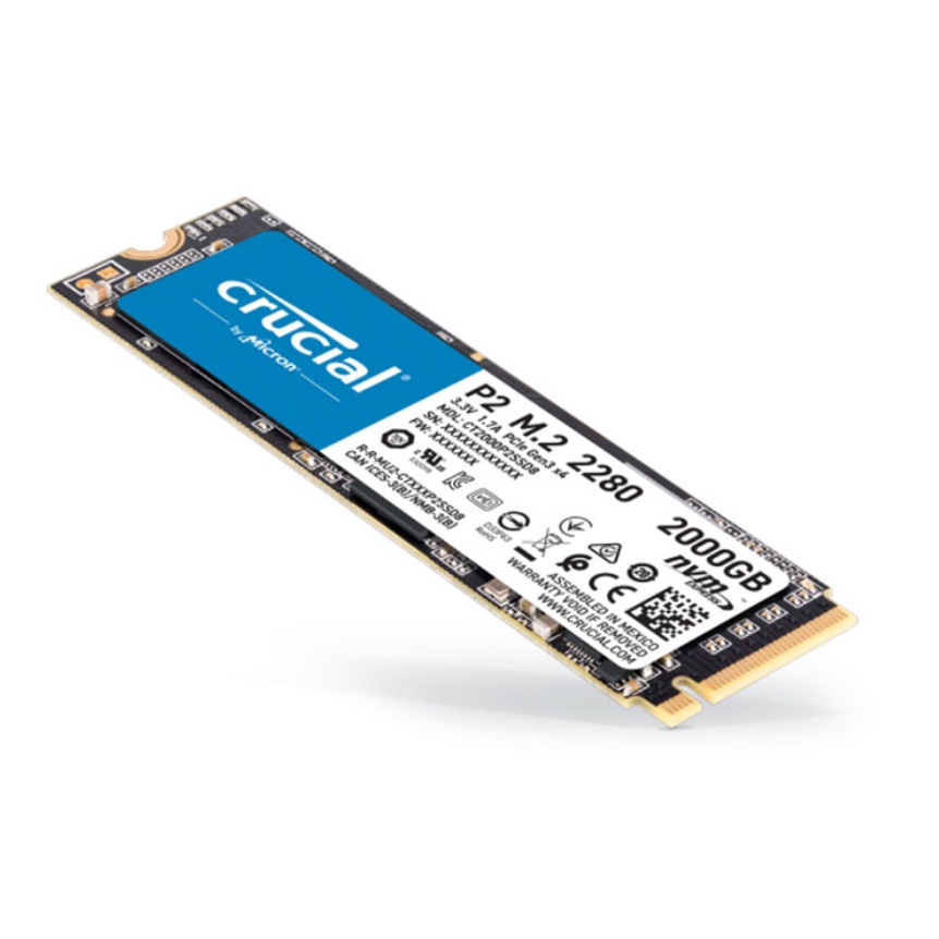 Micron 美光 Crucial P2 1TB PCIe M.2 2280 SSD 固態硬碟 CT1000P2SSD8