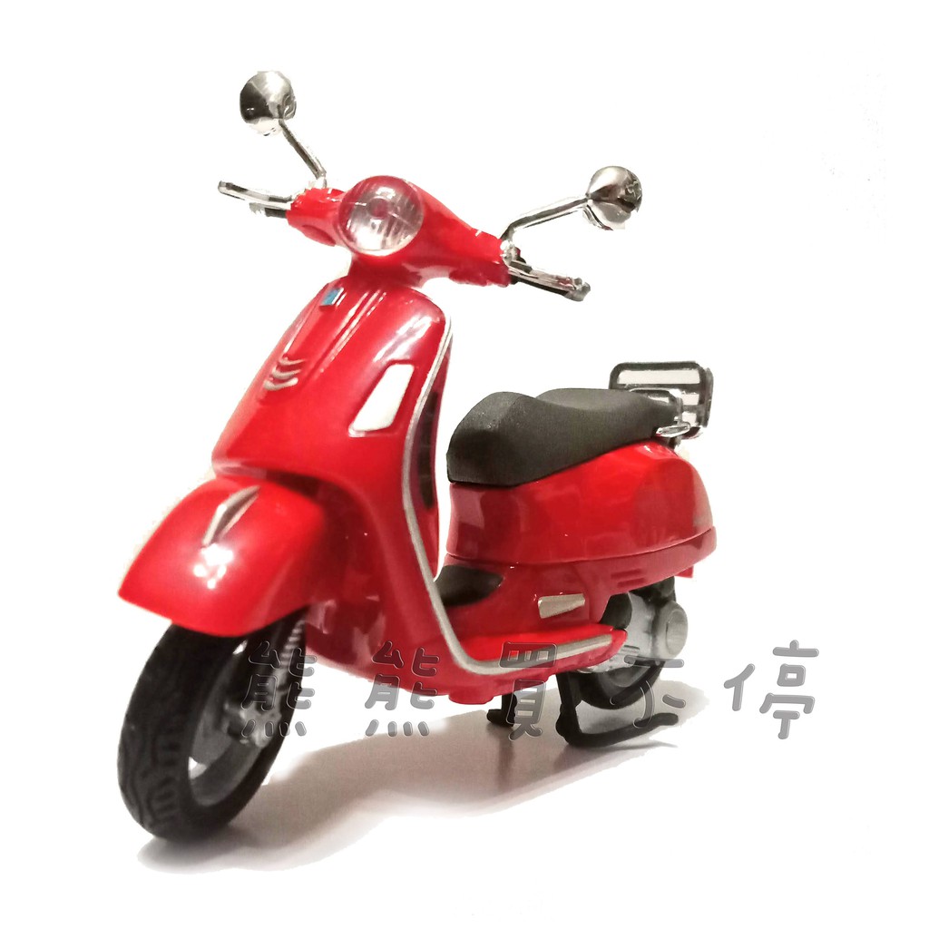 在台現貨] 偉士牌Vespa GTS 300 2017年紅色機車1/18 仿真合金摩托車模型| 蝦皮購物