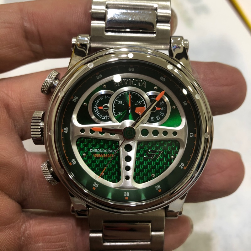 英威塔invicta S1 方向盤賽車錶銀鋼帶已售出請勿下標| 蝦皮購物