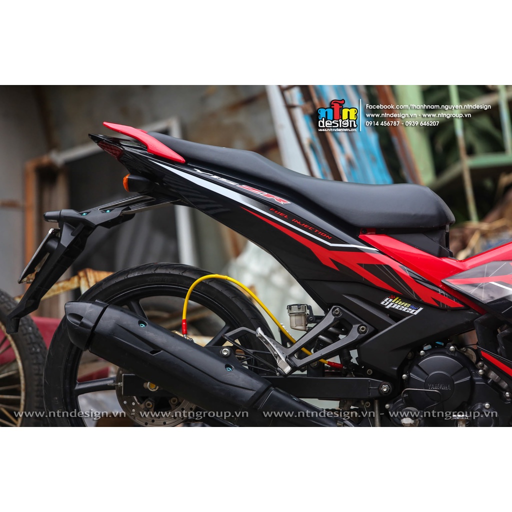 Exciter 150 郵票/貼花汽車貼紙 Y150 型號 Y15ZR 紅色黑色 2021 超酷,高品質 3 層商品 | 蝦皮購物