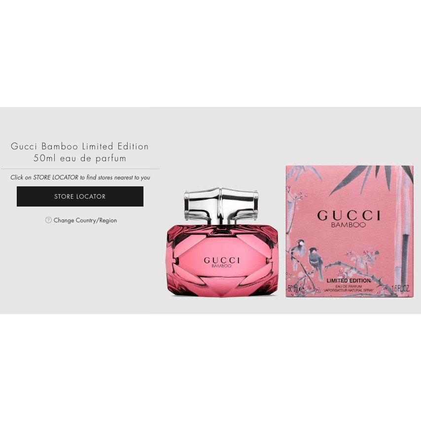 GUCCI BAMBOO limited edition 竹棻女性淡香精限量版50ML | 蝦皮購物