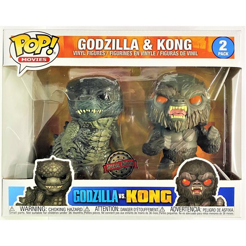 FUNKO POP 電影系列哥吉拉VS 金剛GODZILLA VS KONG 2入組| 蝦皮購物