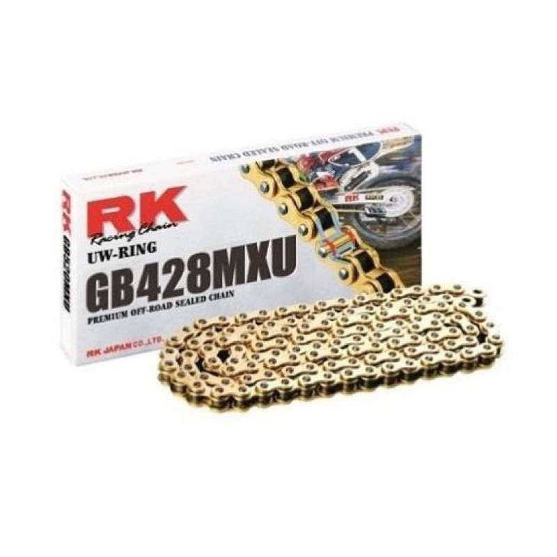 XC』RK GB428MXZ4/GB428MXU 黃金油封鏈無油封鏈越野用特殊強化鏈條越野 