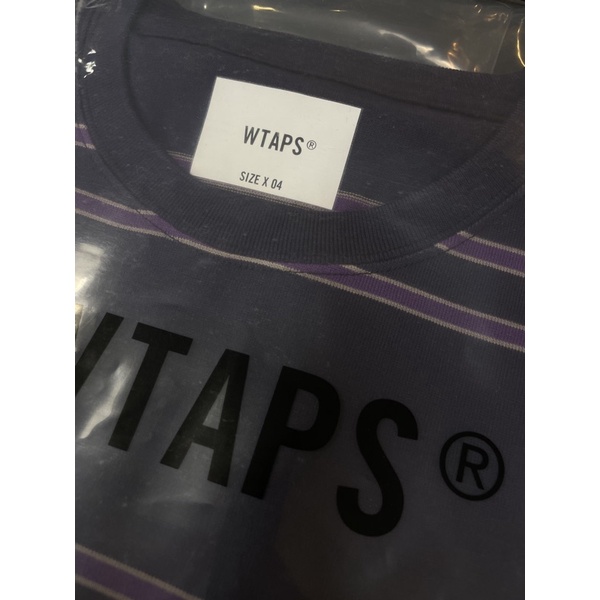 21SS WTAPS JAM 02 SS COTTON PURPLE 刺繡04/ XL條紋現貨在店| 蝦皮購物