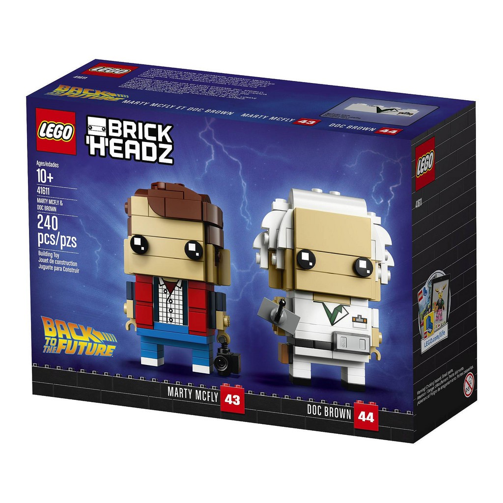 積木樂園】樂高LEGO 41611 BrickHeadz Marty McFly and Doc Brown