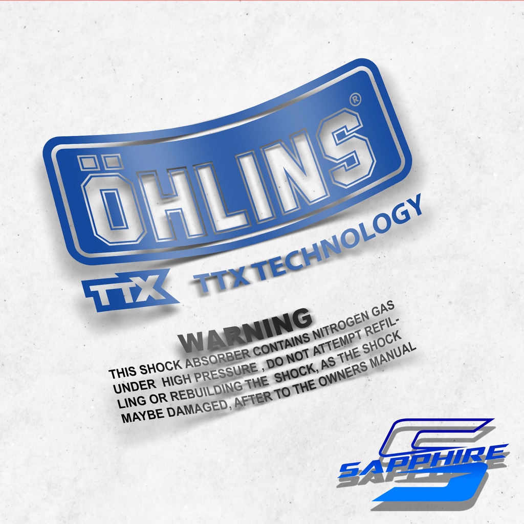 Ohlins TTX 衝擊貼紙 | 蝦皮購物