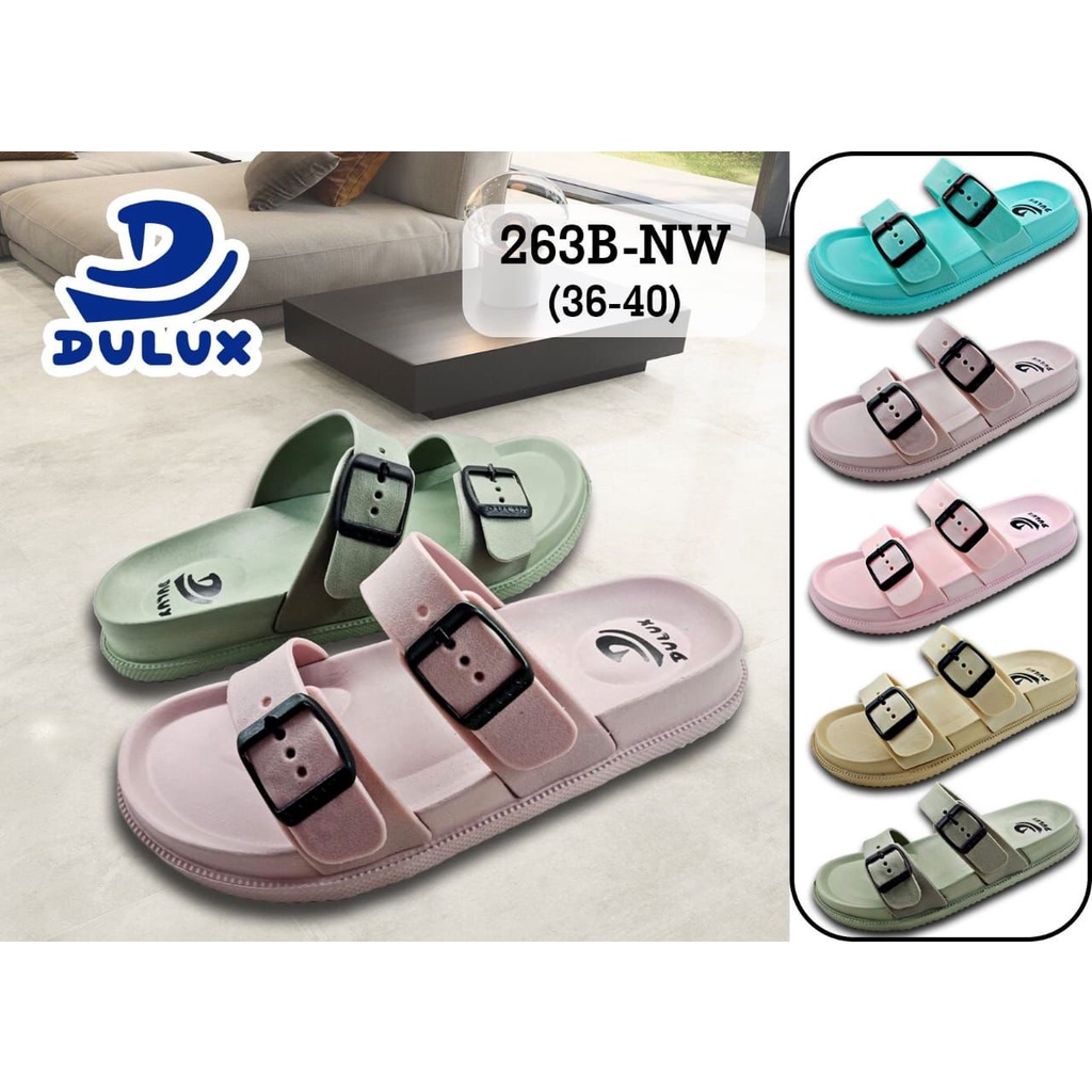 女式涼鞋拖鞋橡膠果凍輪胎兩個 DULUX 263B-NW 尺寸 36-40 | 蝦皮購物