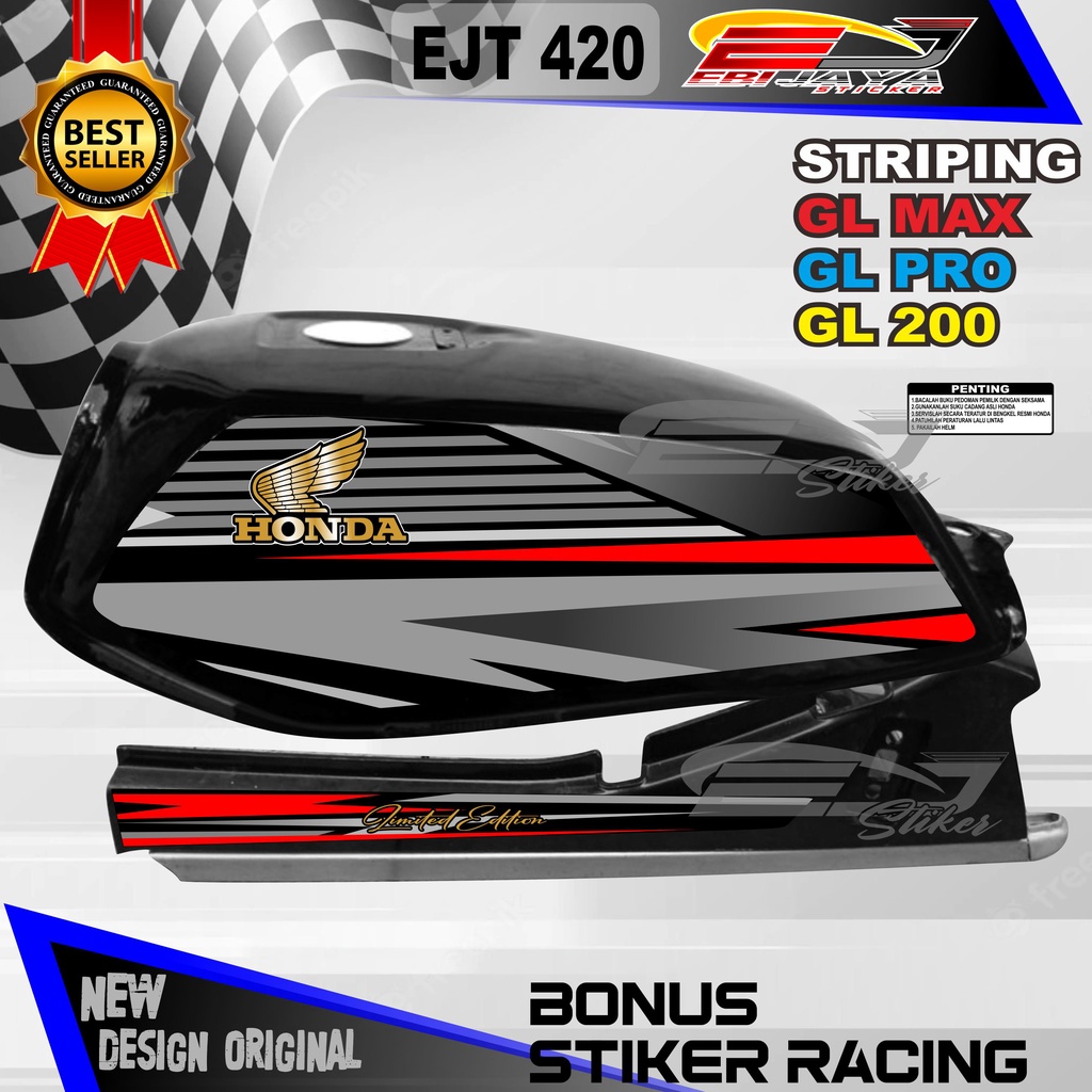 條紋 GL MAX GL PRO 全息圖變化摩托車貼紙 GL NEO TECH BODY LIS MOTOR GL | 蝦皮購物