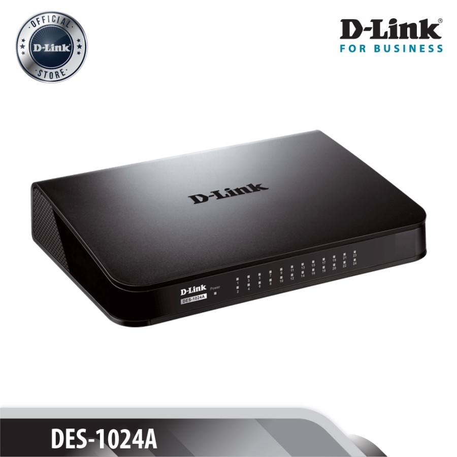 D-Link DES-1024A 24 端口 10/100M 非網管獨立交換機 | 蝦皮購物