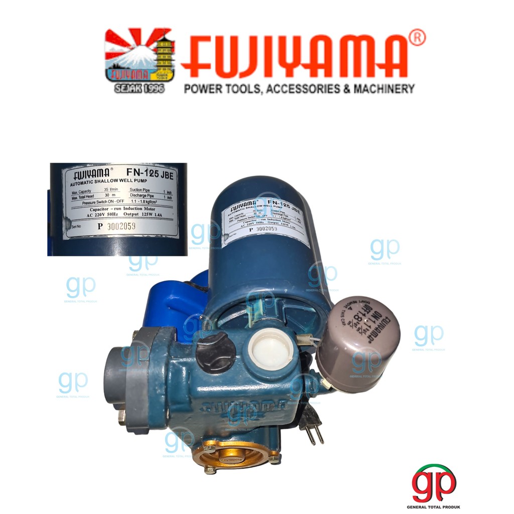 自動水泵 FN125JBE FUJIYAMA FN 125 JBE 淺井水泵 | 蝦皮購物