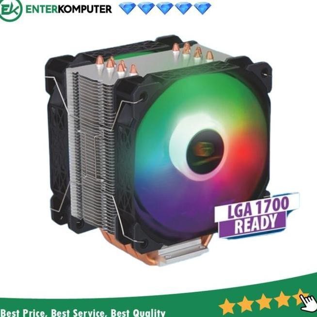 CUBE GAMING BREEZE 雙 CPU 冷卻器雙風扇 12CM ARGB 6 熱管原裝 | 蝦皮購物