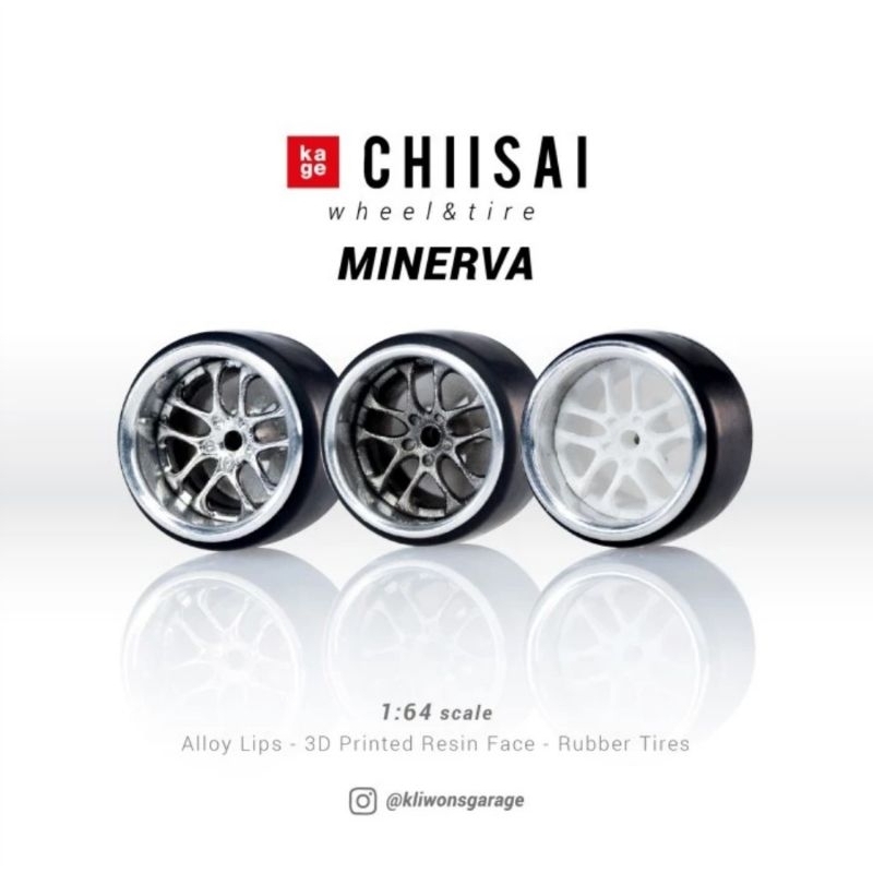 Chiisai Kage Wheels 壓鑄橡膠輪胎 Minerva 模型 | 蝦皮購物