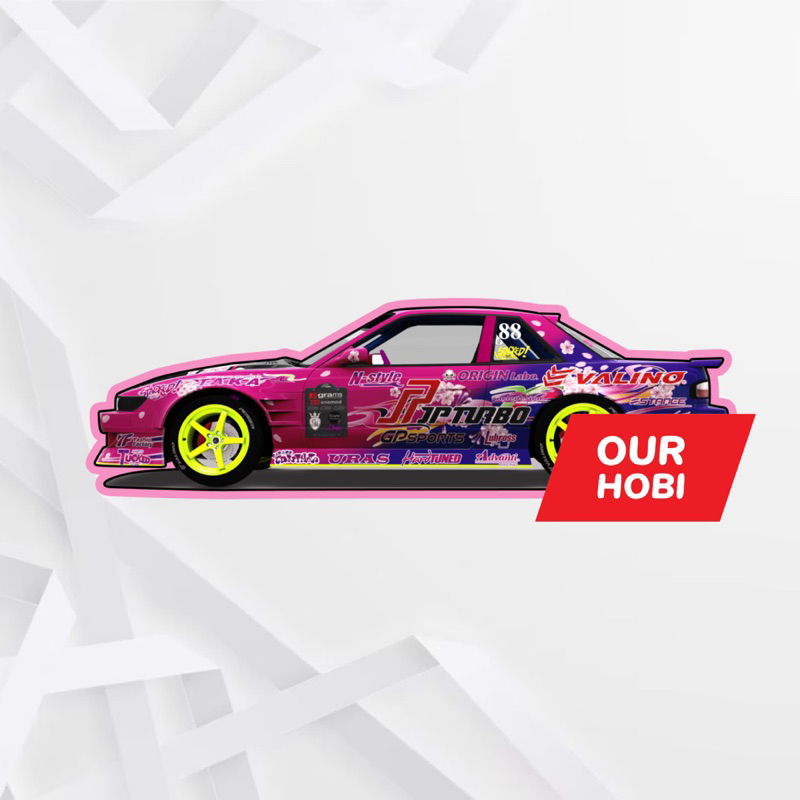 NISSAN 日產 S13 D1GP 三木高木汽車漂移貼紙 | 蝦皮購物