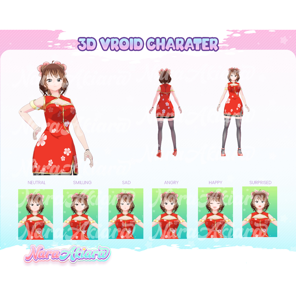 3d Vroid Character Collection Ready To Use 簡單高效的 3D 遊戲角色 Vro | 蝦皮購物