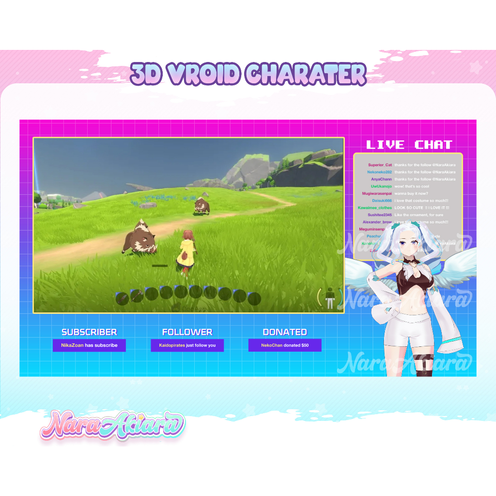 3D Vroid Characters 的最佳選擇即用型自動 Vroid Models 即用型 3D 動畫逼真的 Vro | 蝦皮購物