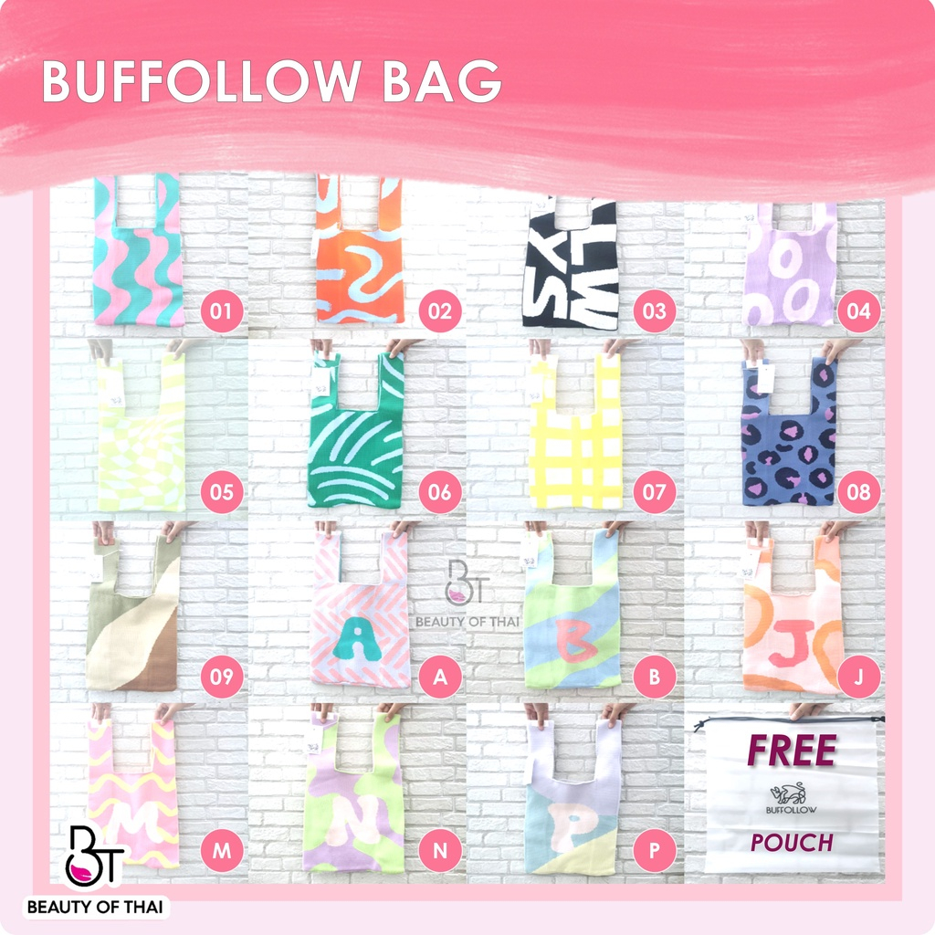 BUFFOLLOW BAG VACAY TOTE BAG 原創泰國 TAS VIRAL BANGKOK BUFFOLLO | 蝦皮購物