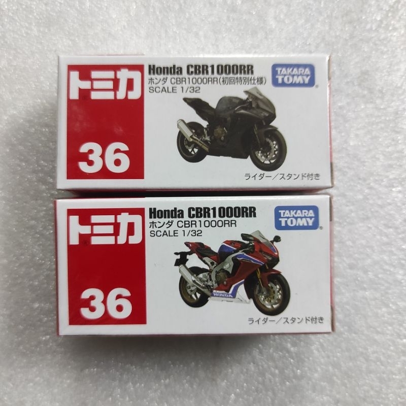 00] Diecast Car 1/32 Honda CBR1000RR (Rosso) Tomica No.36 Takara