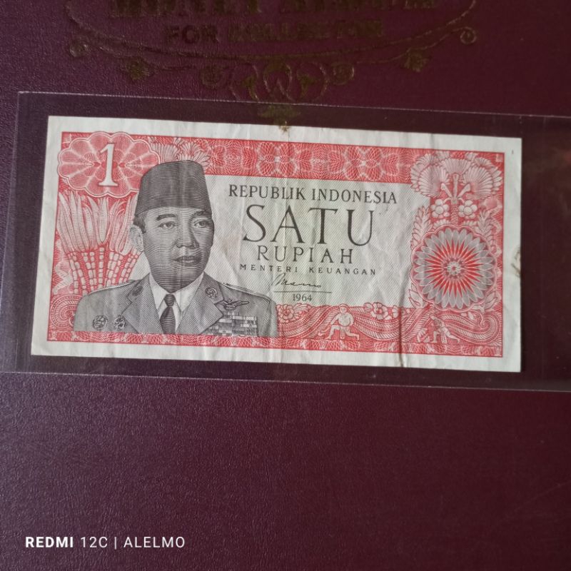1964 年 rupiah sukarno 紙幣在循環良好的原始完整 DD 中605931 蝦皮購物
