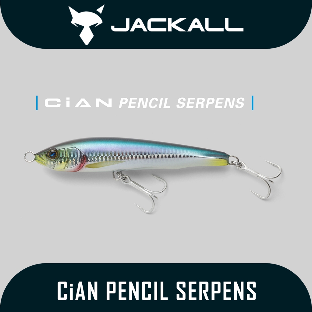 Jackall Cian Pencil Serpens 鑄造魚餌160F 190F 220F