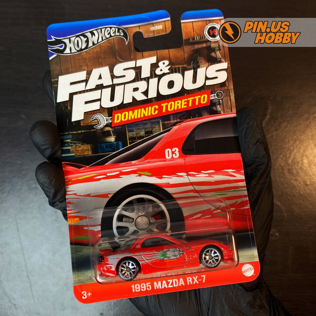 MAZDA HOT WHEELS 風火輪 1995 年馬自達 RX 7 速度與激情 FNF DOMINIC TORETT | 蝦皮購物