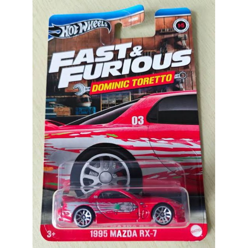 HOT WHEELS MAZDA 風火輪速度與激情 1995 馬自達 RX7 多米尼克托雷托 | 蝦皮購物