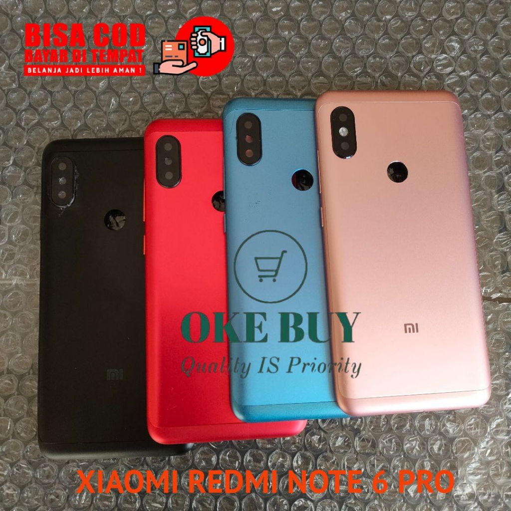 Hp Xiaomi Redmi NOTE 6 Pro 小米 Redmi Not 6 Pro Bekdor 外殼的後門後蓋 | 蝦皮購物