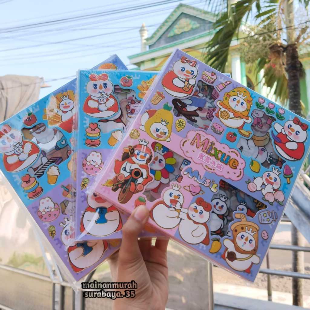 Mixue Sticker Box Complete Children Toys 最新 2400 個兒童益智玩具貼貼紙隨 | 蝦皮購物