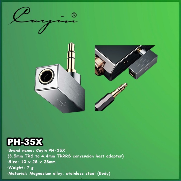 Cayin PH-35X 4.4mm 母頭轉 3.5mm 公頭音頻適配器 PH35X PH35 PH35