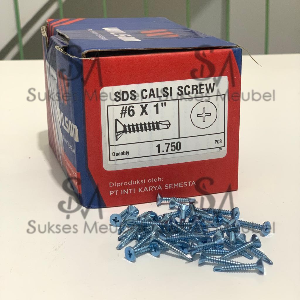SDS CALSI 螺絲 6 MM WILSON 1 包 SDS KALSIBOARD 螺絲 6MM | 蝦皮購物