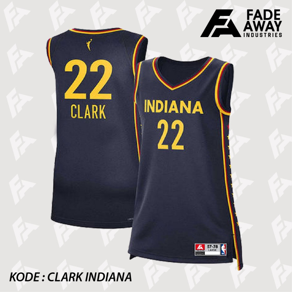 WNBA 凱特琳克拉克籃子球衣 22 印度那 | 蝦皮購物