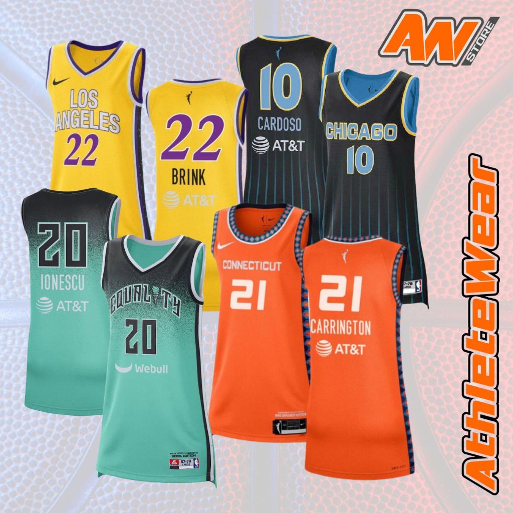Wnba 系列 NewYork LA Sparks Connecticut 芝加哥籃球球衣 | 蝦皮購物