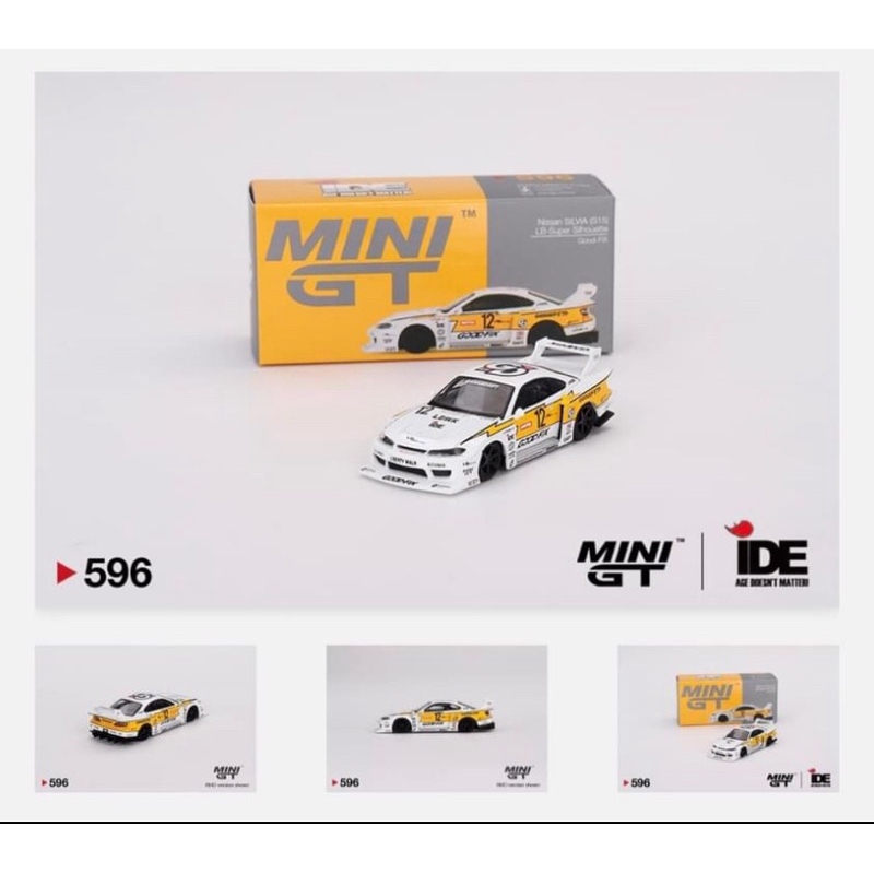 Mini GT x Garage Drift 596 LB 超級剪影 Nissan Silvia S15 12 Good | 蝦皮購物