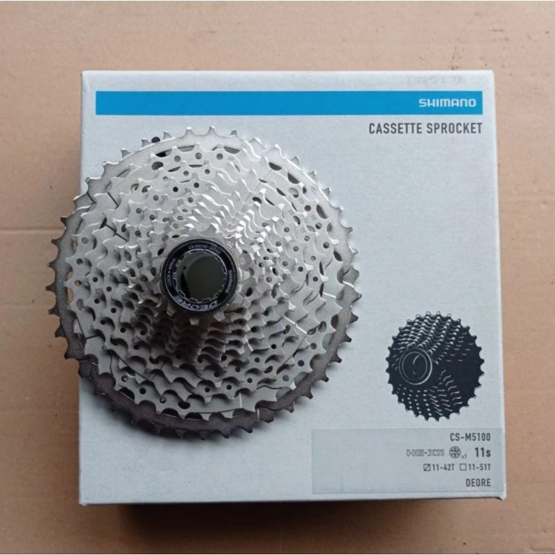 Shimano Deore CS-M5100 Cassetta 11 Velocità 11-42d – Nuova Senza Confezione Retail