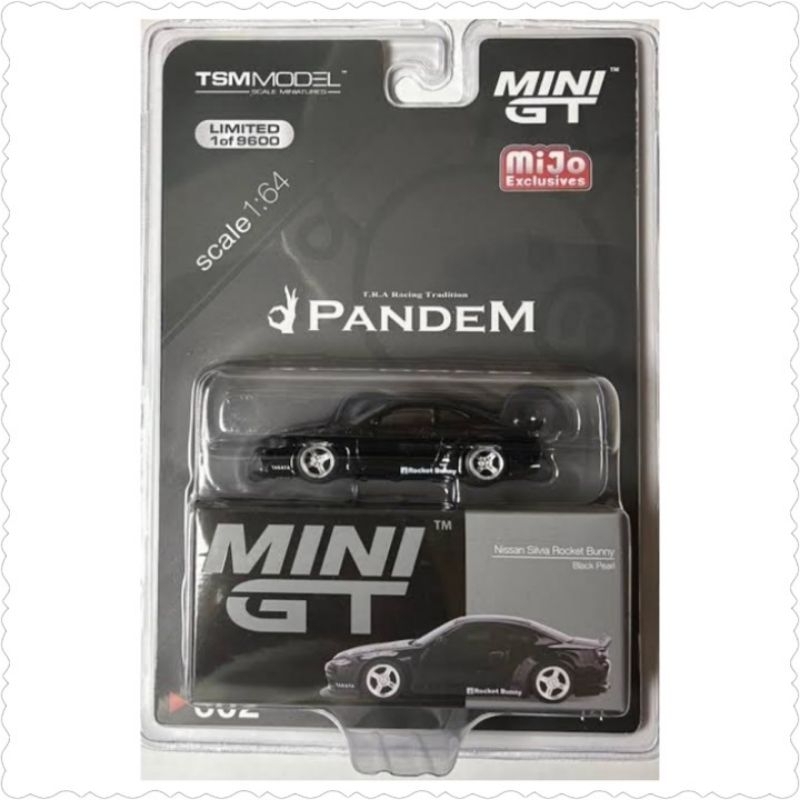 Mini GT 602 NISSAN SILVIA S15 火箭兔黑珍珠| 蝦皮購物