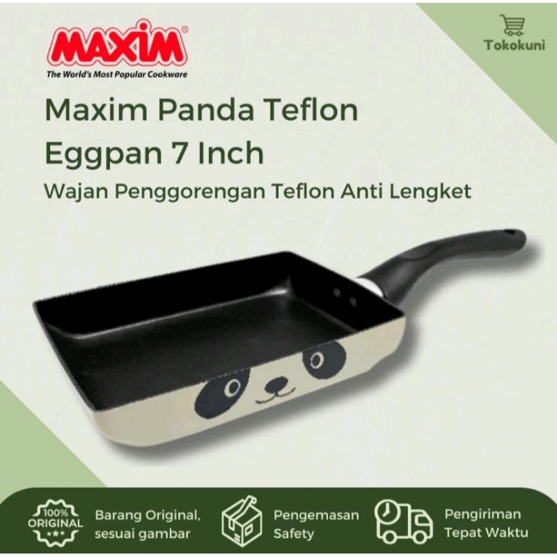 Maxim Panda 鐵氟龍蛋鍋 7 英寸不粘鐵氟龍煎鍋 | 蝦皮購物