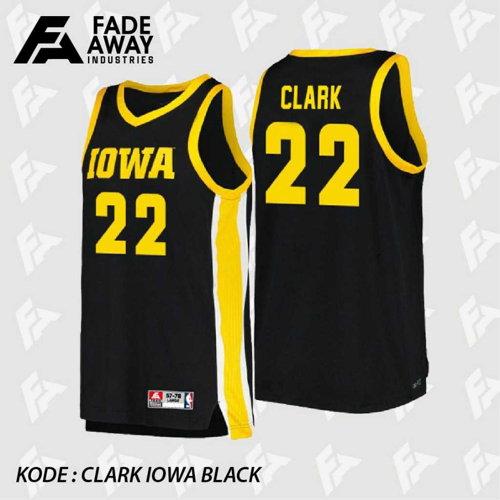 Hitam Iowa HAWKEYES CAITLYN CLARK WNBA 籃球球衣黑色 | 蝦皮購物