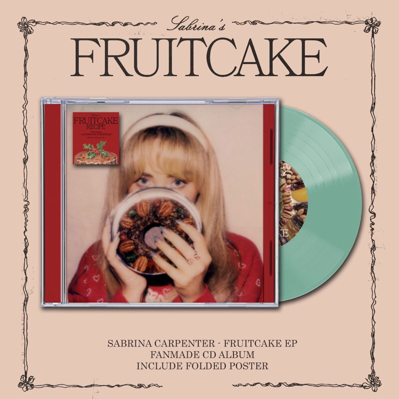 Cd SABRINA CARPENTER FRUITCAKE EP CD 專輯 SABRINA CARPENTER CD 蝦皮購物