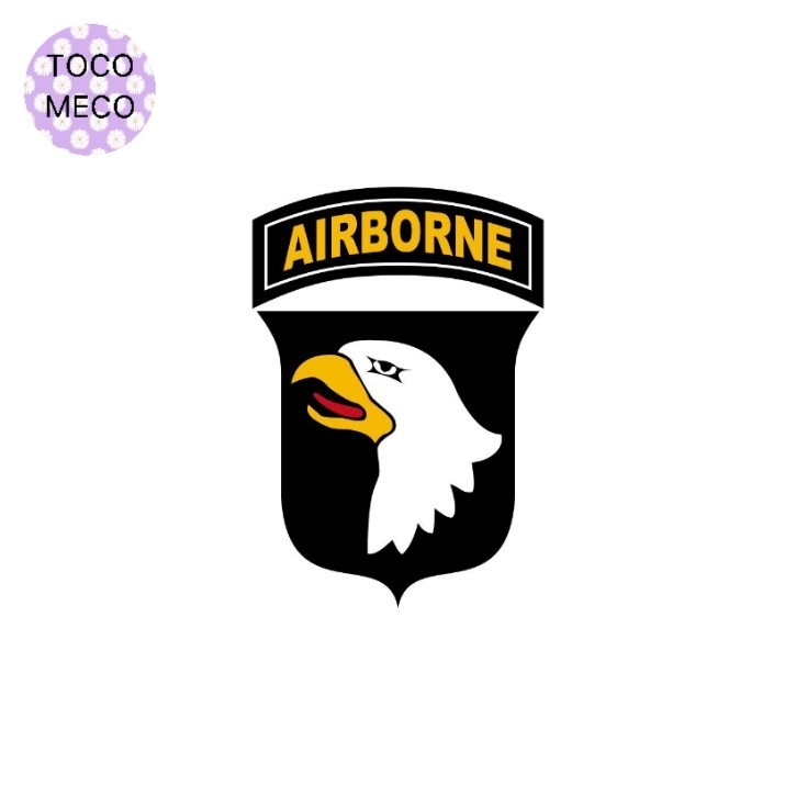 Us ARMY 101st AIRBORNE Division 標誌尖叫鷹貼紙 | 蝦皮購物