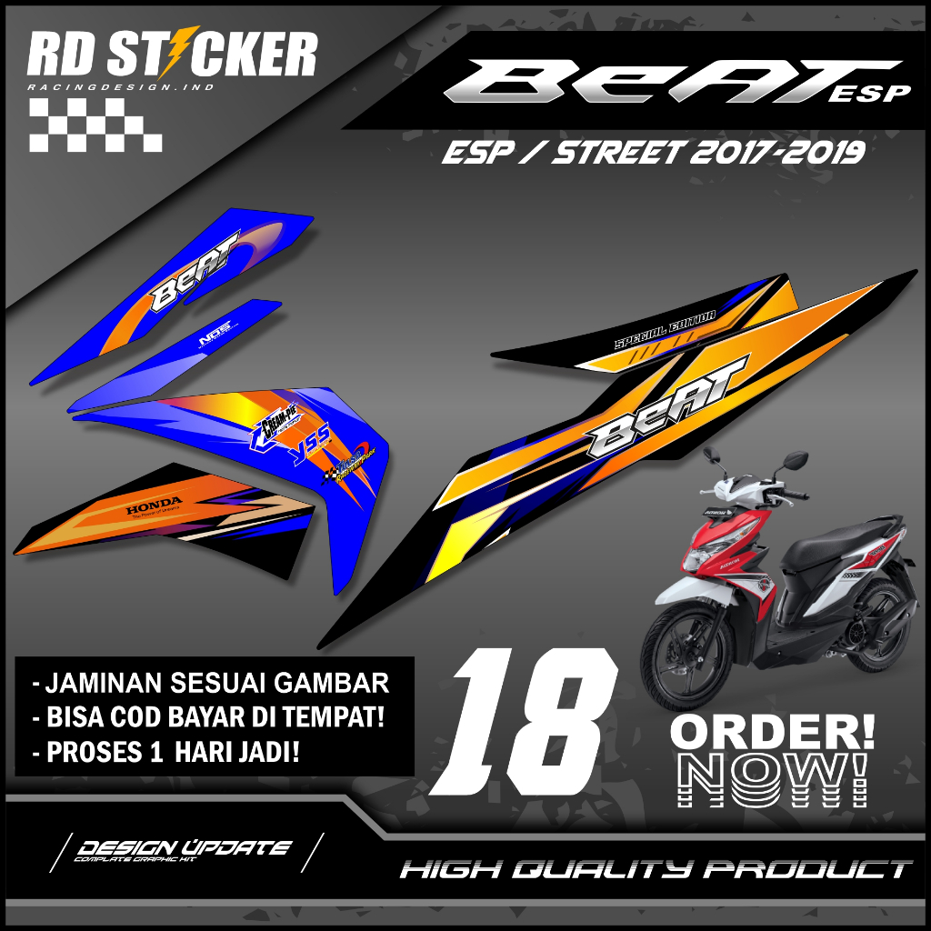 條紋節拍 Fi 新 esp Street 2017 2018 2019 STICKER Beat esp 最新 | 蝦皮購物