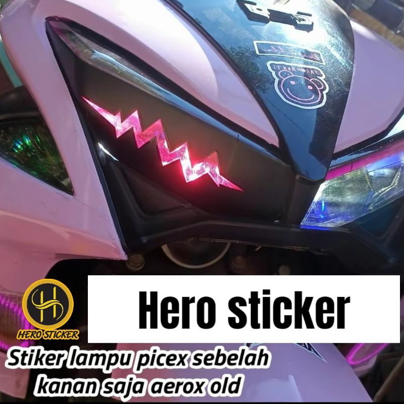 山葉 貼紙 STICKER Light PICEK/Side YAMAHA AEROX OLD 僅右側 | 蝦皮購物