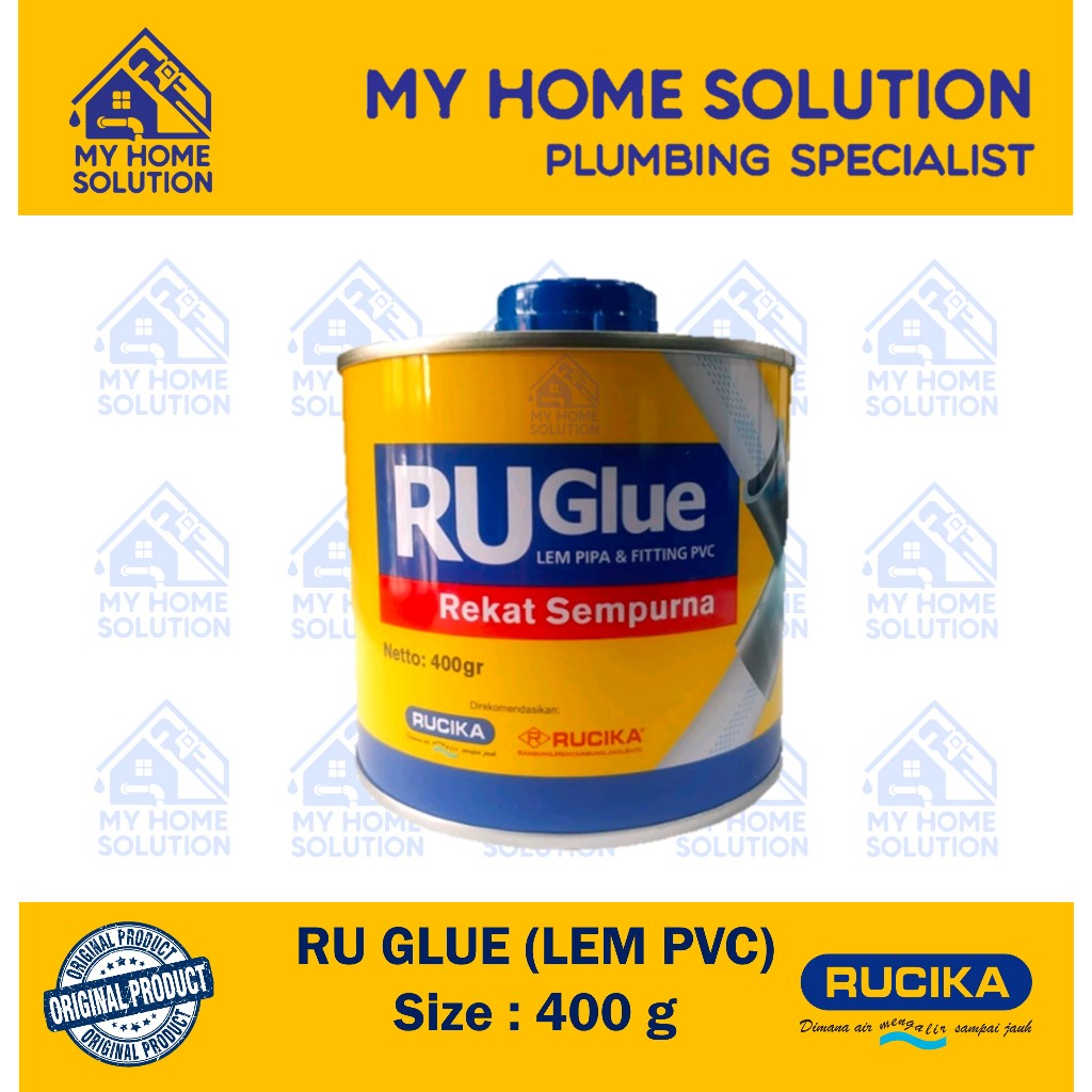 Ru GLUE PVC 膠水 RUGLUE 管膠 400 克罐裝 | 蝦皮購物