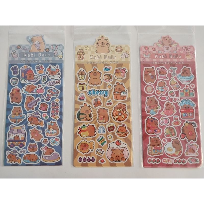 Capy 貼紙/Capy Capybara 貼紙/可愛貼紙 | 蝦皮購物