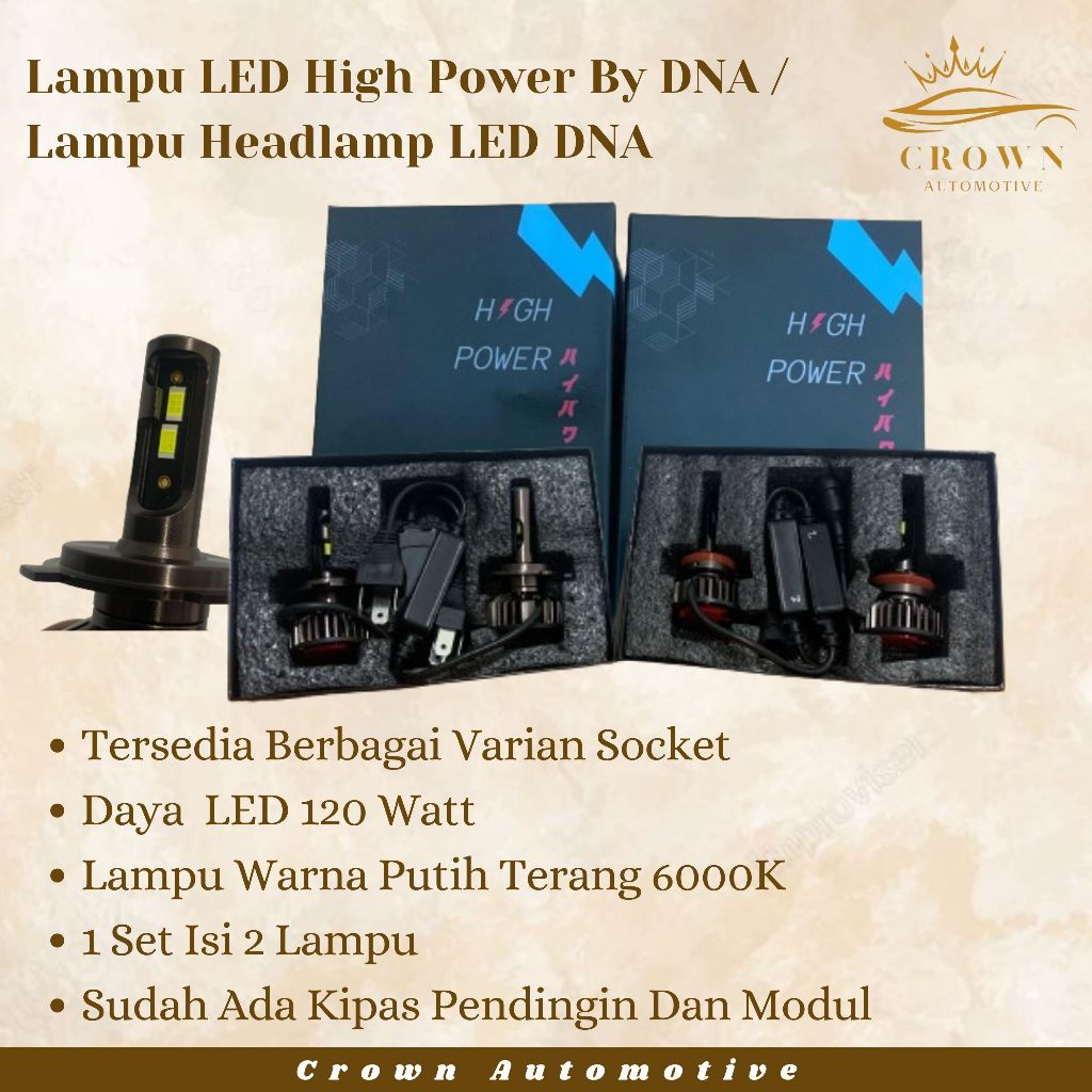 Dna 大功率汽車 LED 燈包含 2 個 | 蝦皮購物