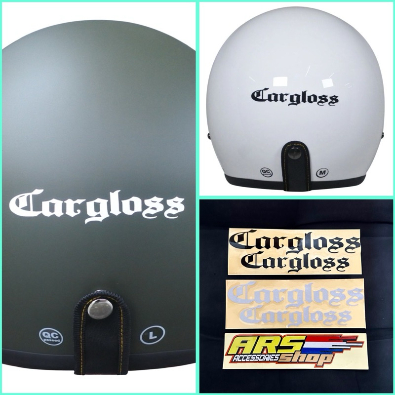 Cargloss cut 反光貼紙頭盔貼紙 cargloss 原廠貼紙 carglos 1pair 貼紙切割 cargl | 蝦皮購物
