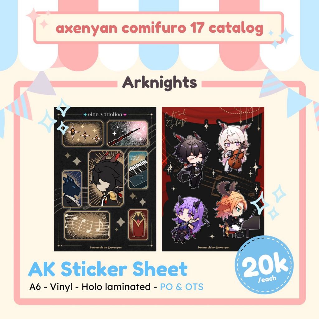 Arknights A6 貼紙 | 蝦皮購物