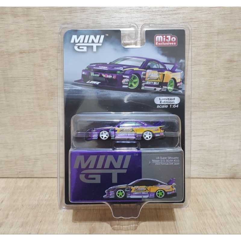 Mini GT No 576 LB 超級剪影 Nissan Silvia S15 紫色 2022 Formula 漂移日 | 蝦皮購物