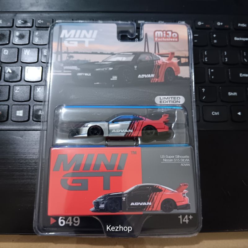 NISSAN Mini GT 649 MIJO CHASE 日產 LB-超級剪影 S15 SILVIA ADVAN | 蝦皮購物