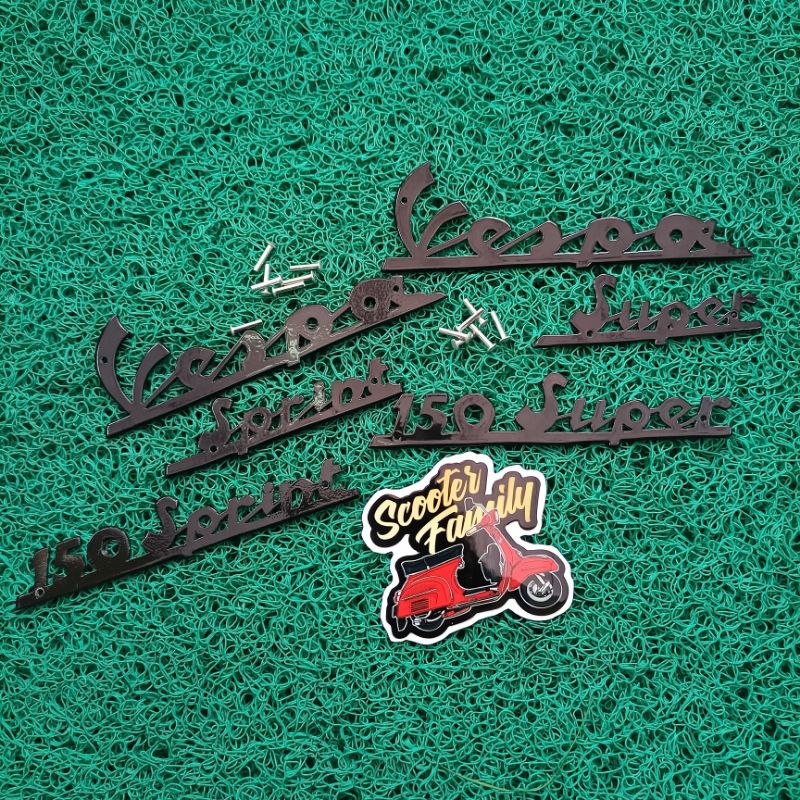 Emblem emblim 套裝 vespa 超級衝刺內容 3 鋁塗層啞光 | 蝦皮購物