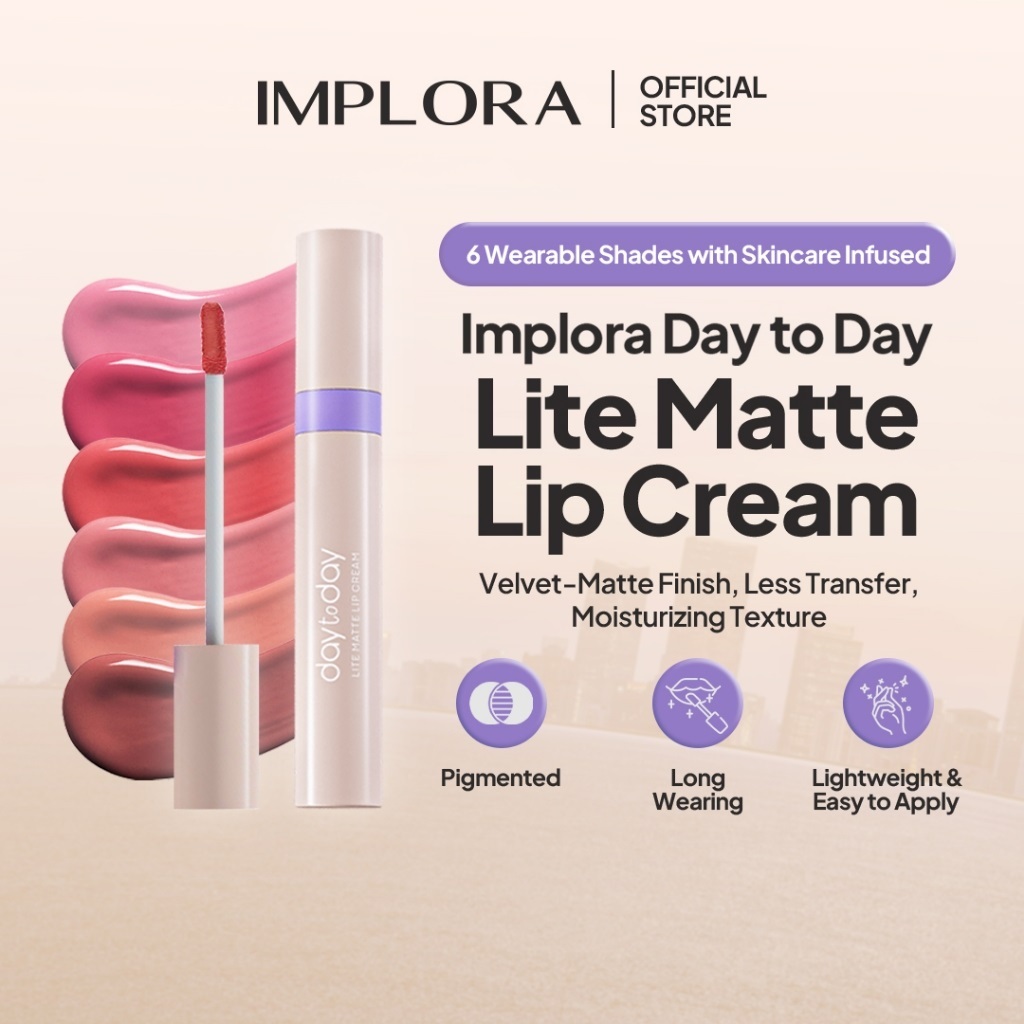 Implora Day To Day 系列 Lite 啞光唇膏 Implora | 蝦皮購物