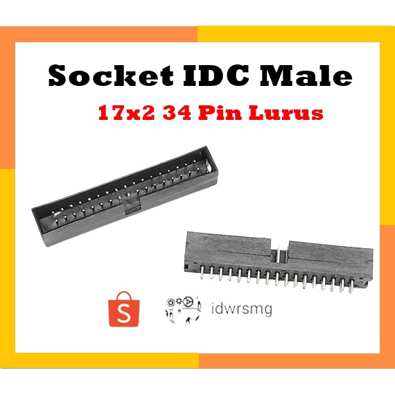 Dc3-34p 插座插座針 IDC 17X2 34PIN 盒頭公直 | 蝦皮購物